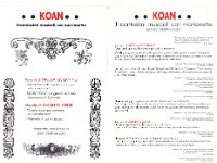 Koan Sterpini 001 : Koan Sterpini